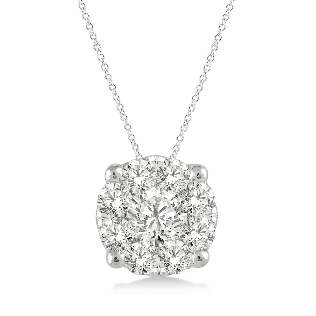 Celestrial 14k White Gold and Diamond .25 Total Weight Pendant