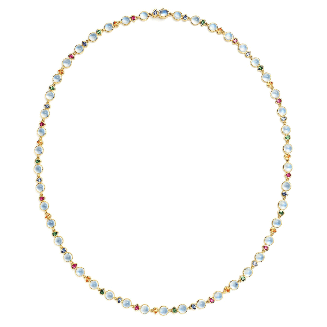 Temple St. Clair 18k Yellow Gold Moon River Necklace, 24"