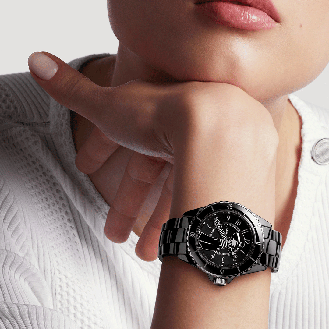 CHANEL Mademoiselle J12 La Pausa Black Watch, 38mm H7609