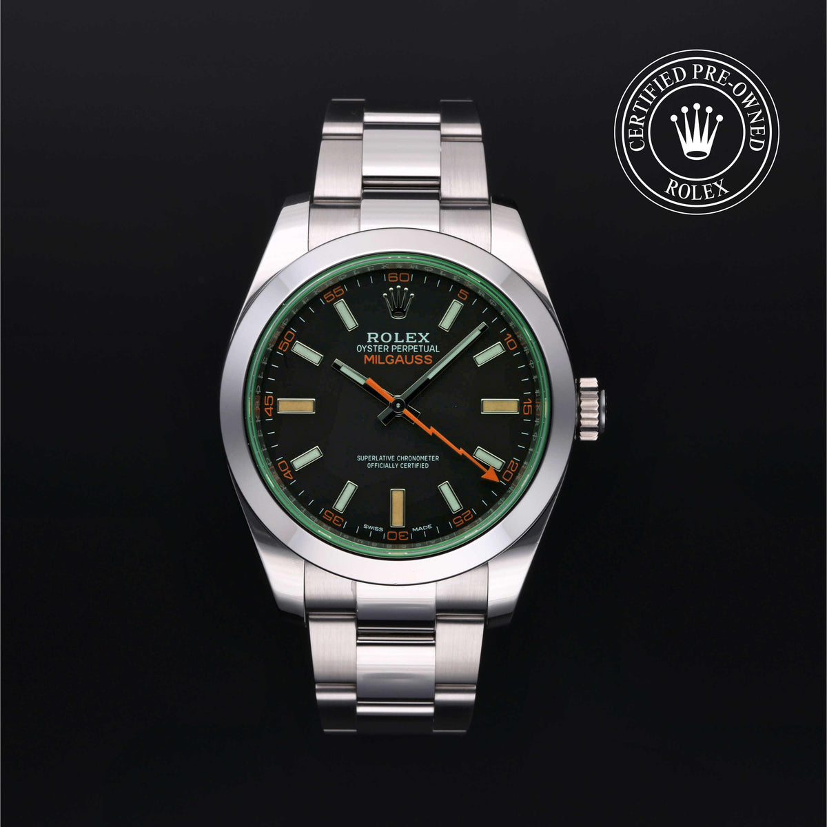 Rolex Certified Pre-Owned Milgauss M116400GV-0001