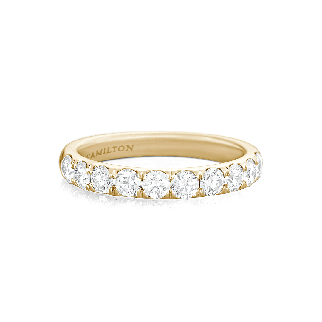 Lisette 18k Yellow Gold 1.00 Total Weight Diamond Band