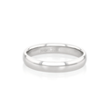 Hamilton Collection 14k White Recycled Gold 4mm Comfort Fit Wedding Band