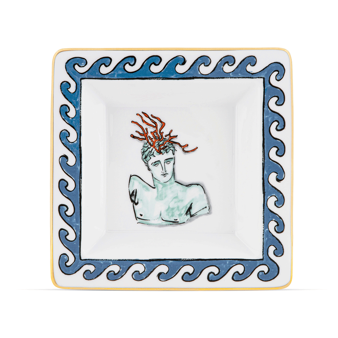 Ginori 1735 El Viaggio Nettuno White Small Change Tray