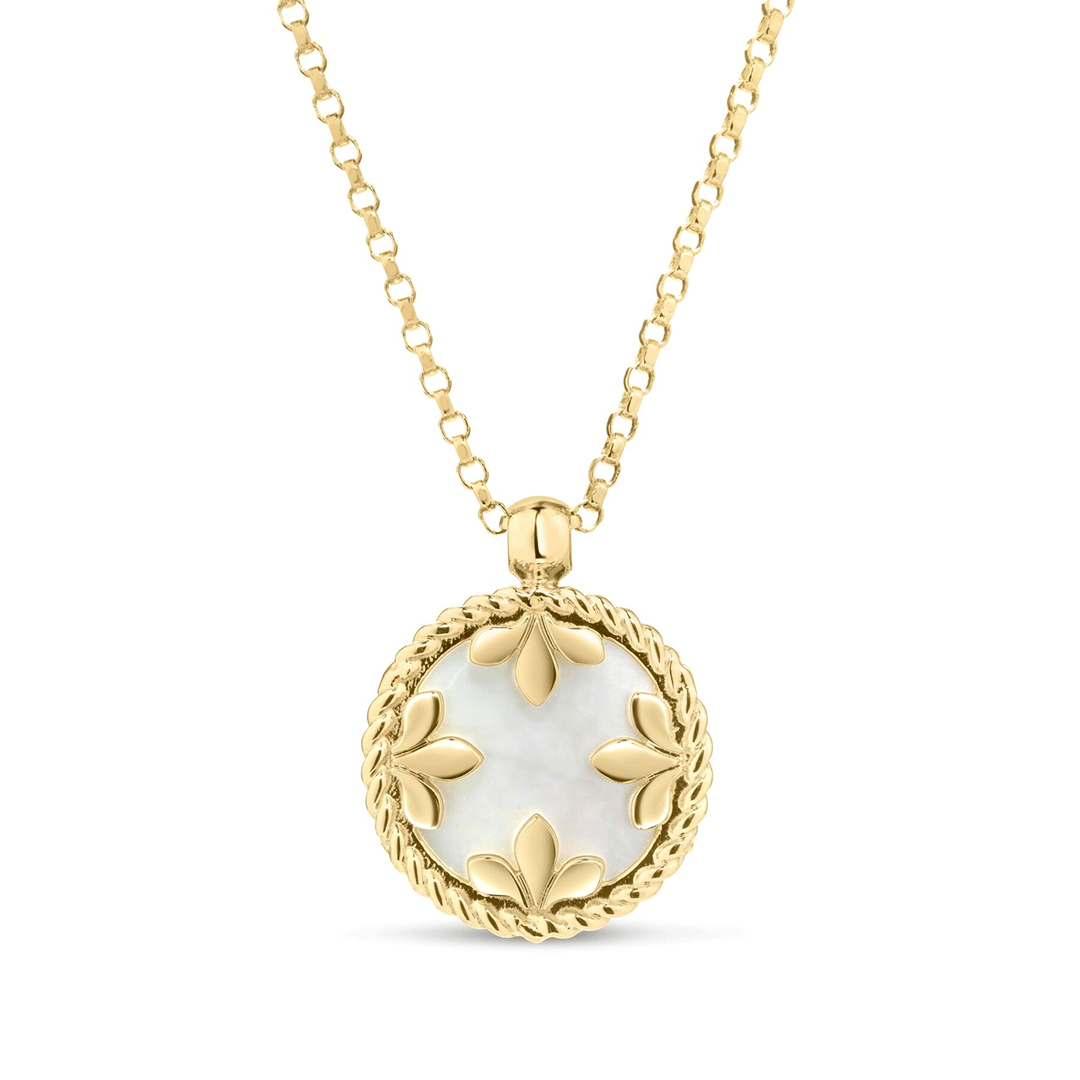 Roberto Coin Venetian Medallions Small Pendant Necklace