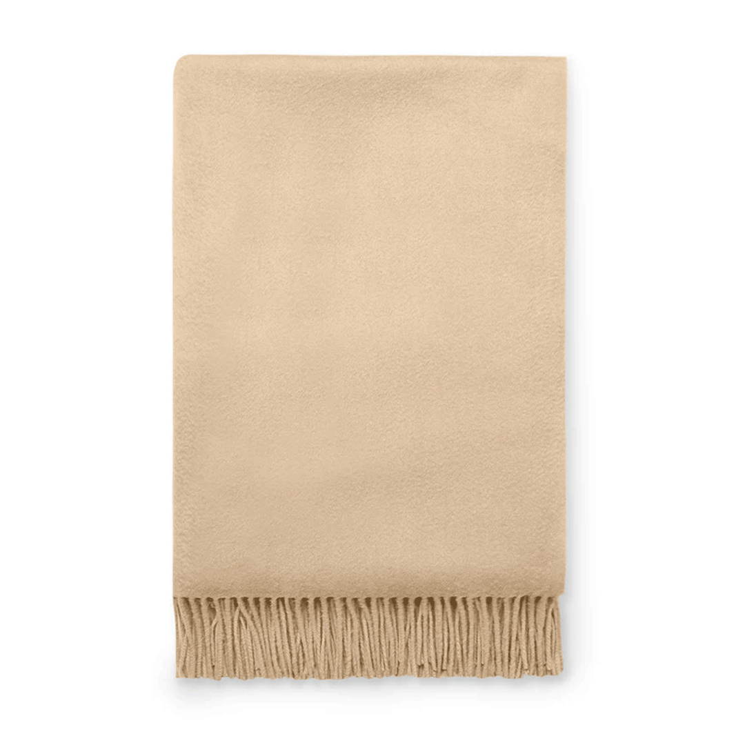 Sferra Dorsey Almond Throw