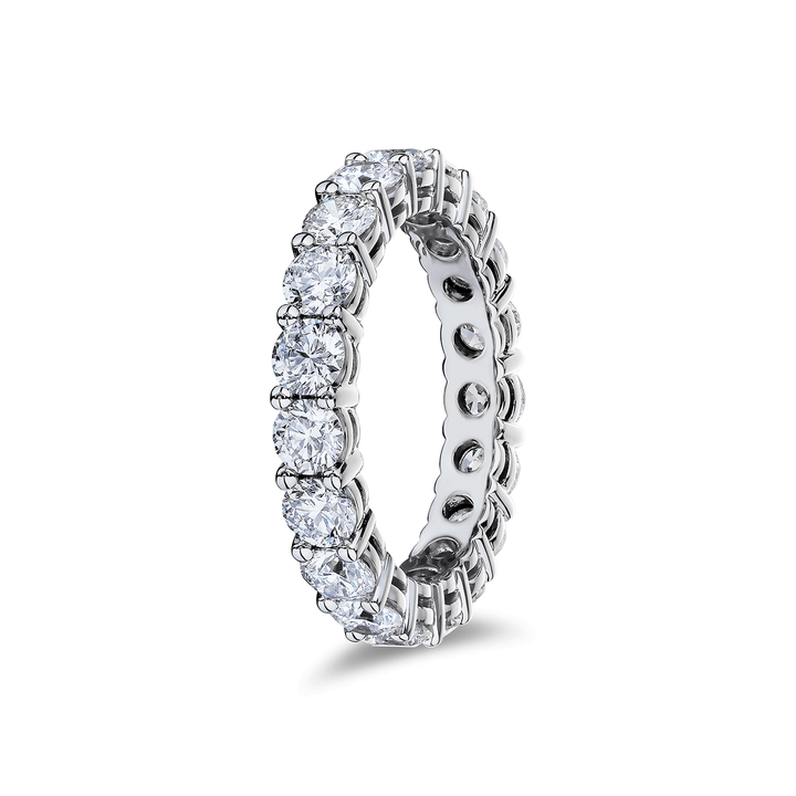 Platinum and 3.00 Total Weight Diamond Eternity Band