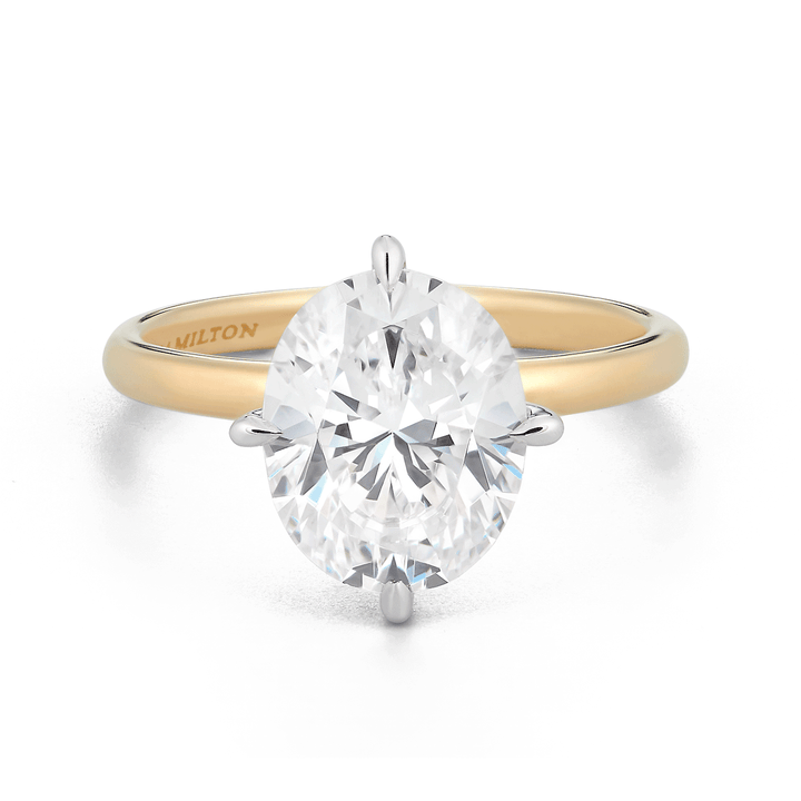 Caroline 18k Yellow Gold Solitaire Mounting Engagement Ring