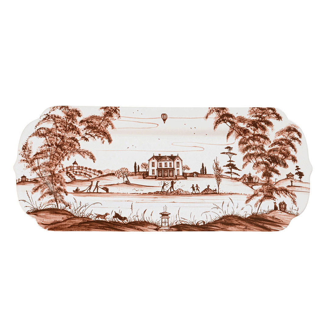 Juliska  Country Estate Harvest 15" Hostess Tray - Sepia