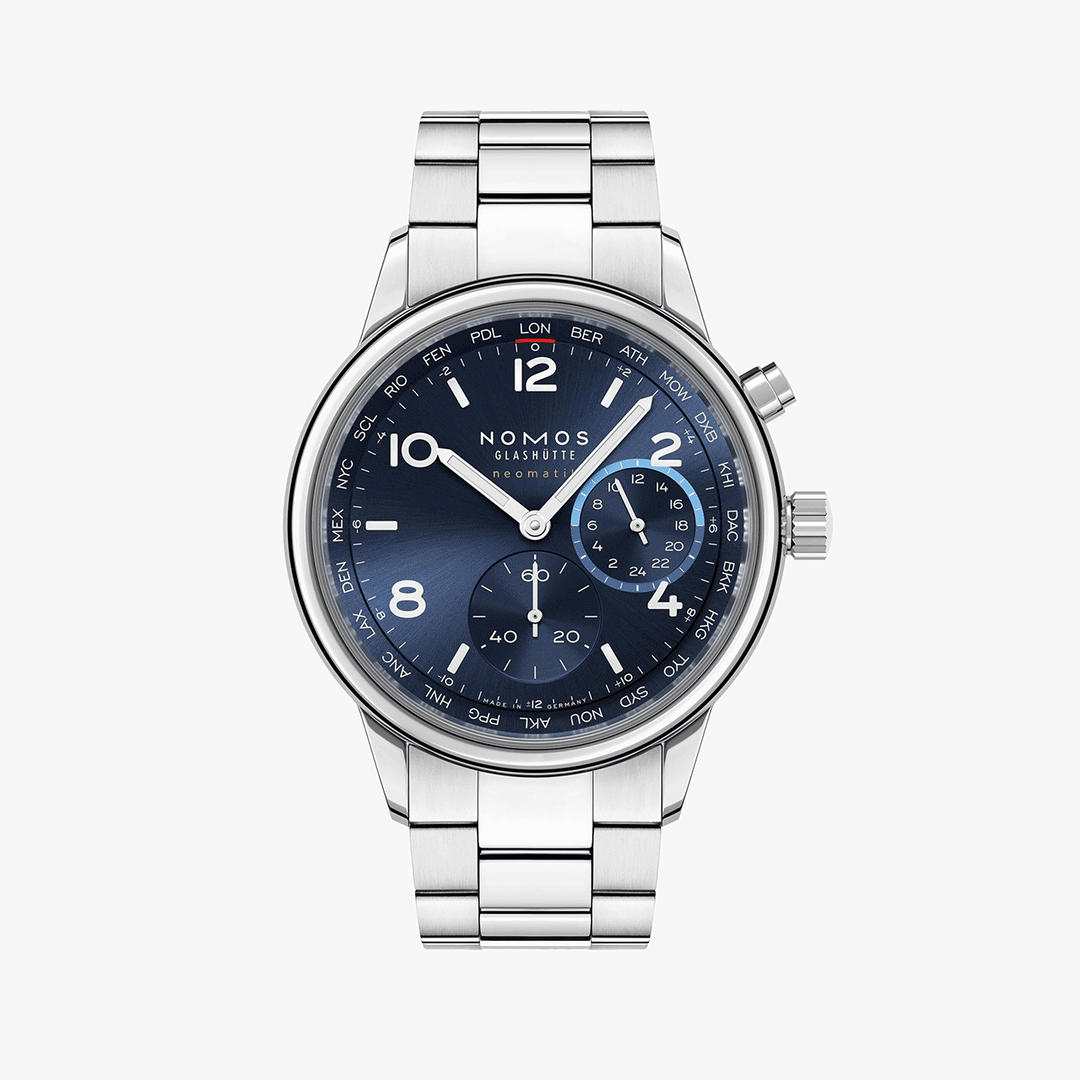 Nomos Club Sport Neomatik Worldtimer Blue #790