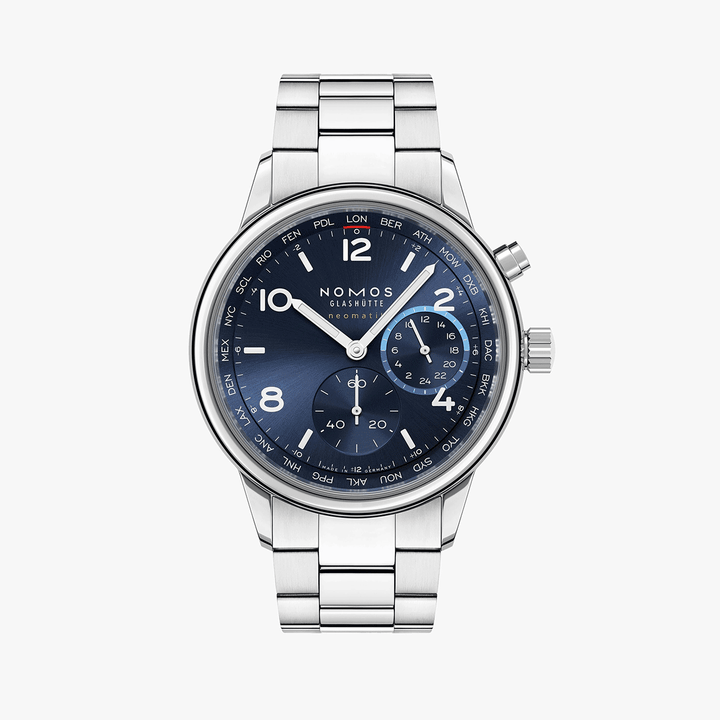 Nomos Club Sport Neomatik Worldtimer Blue #790