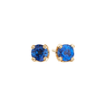 14k 3mm Sapphire Birthstone September Stud Earrings