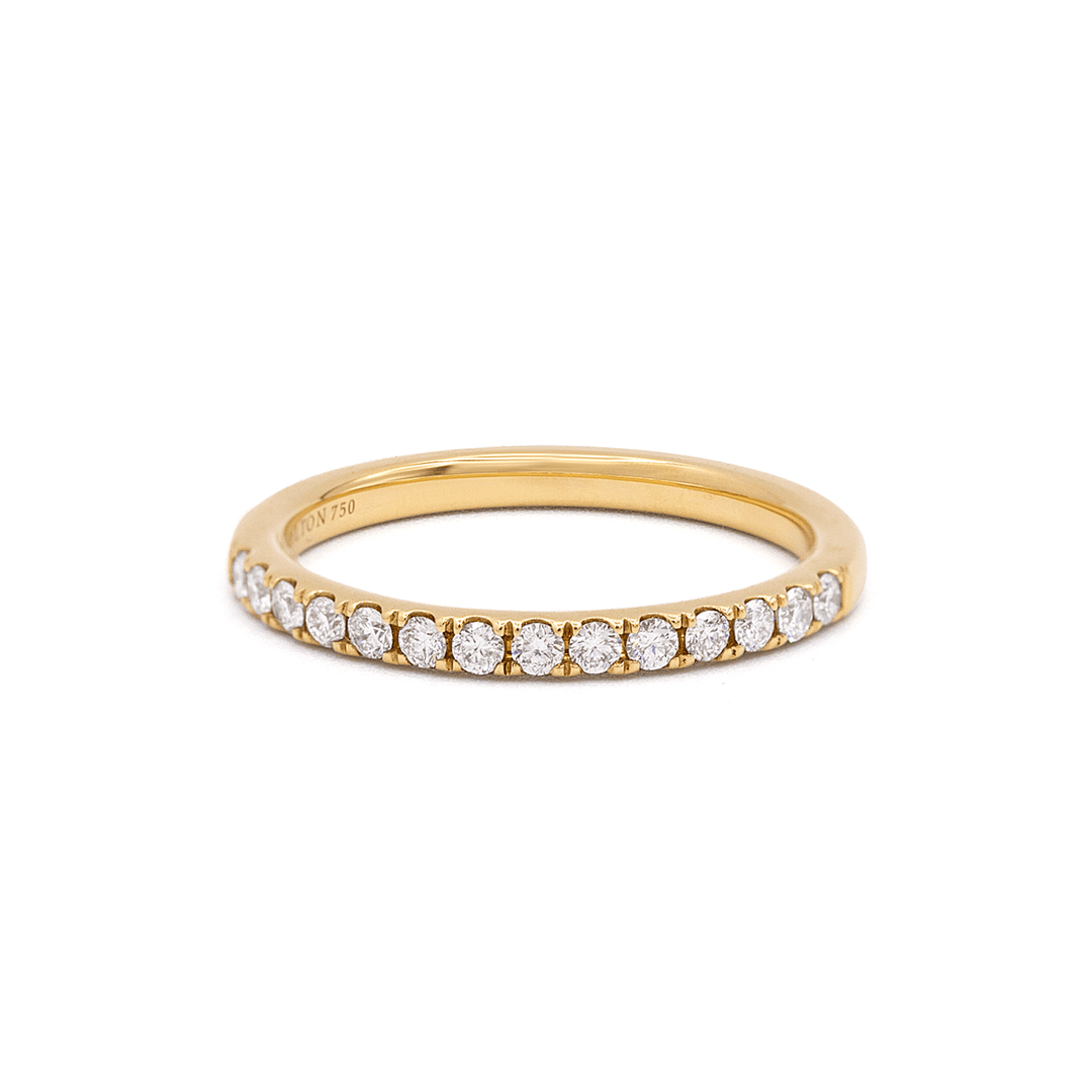 Lisette 18k Yellow Gold .25 Total Weight Diamond Band