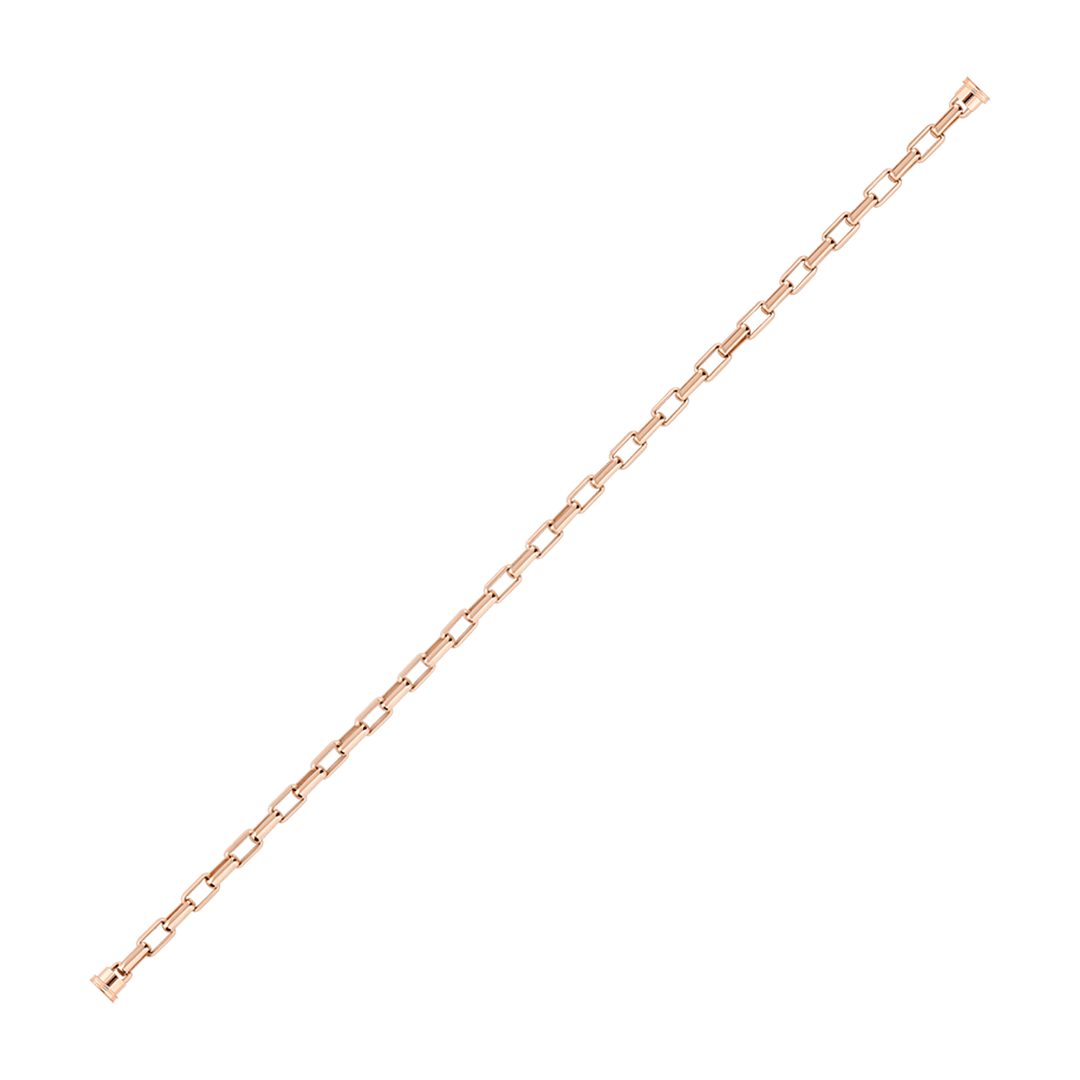 FRED 18k Rose Gold Link Cable for Medium Model Bracelet Gold End Caps