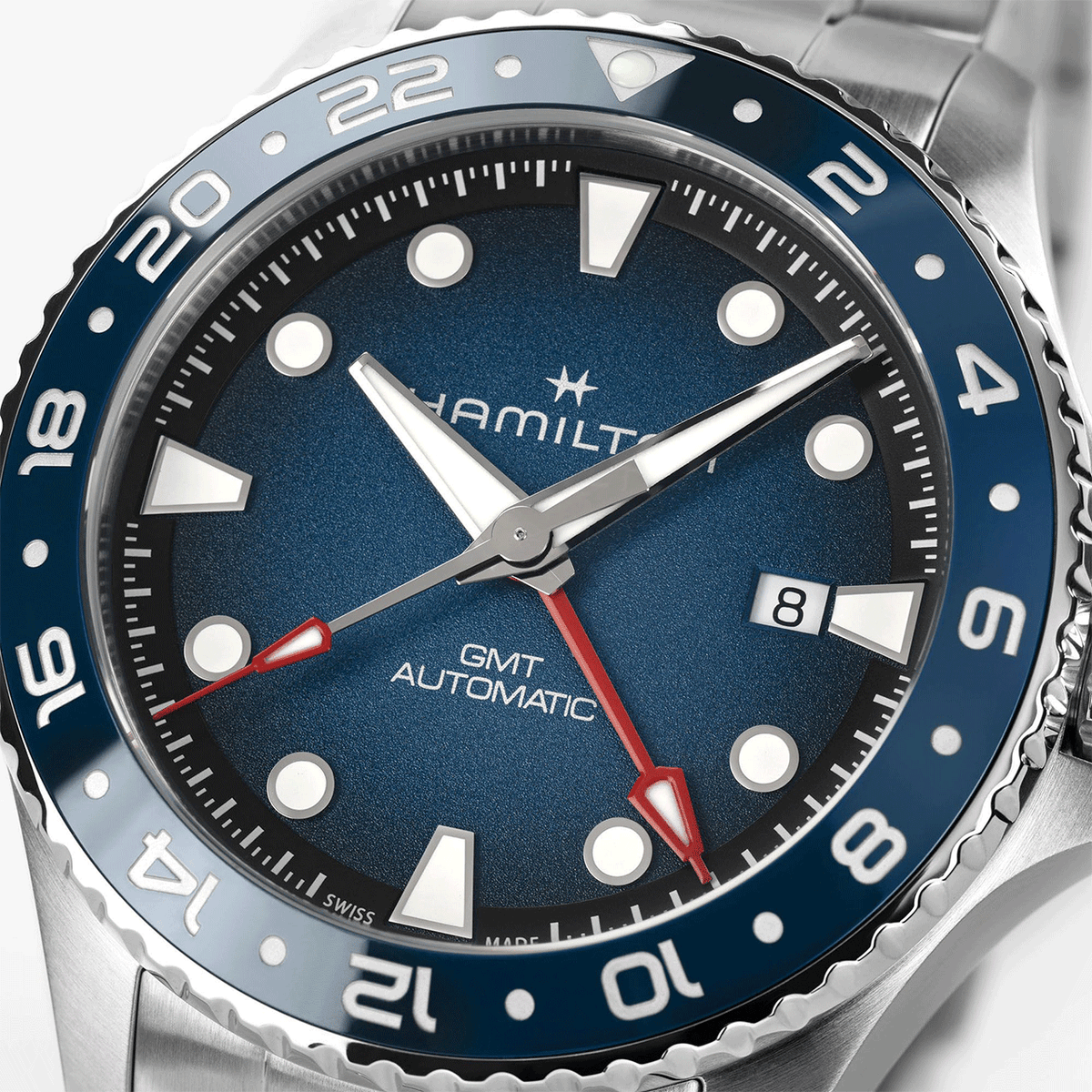 Hamilton Khaki Navy Scuba Auto GMT 43mm H82535140