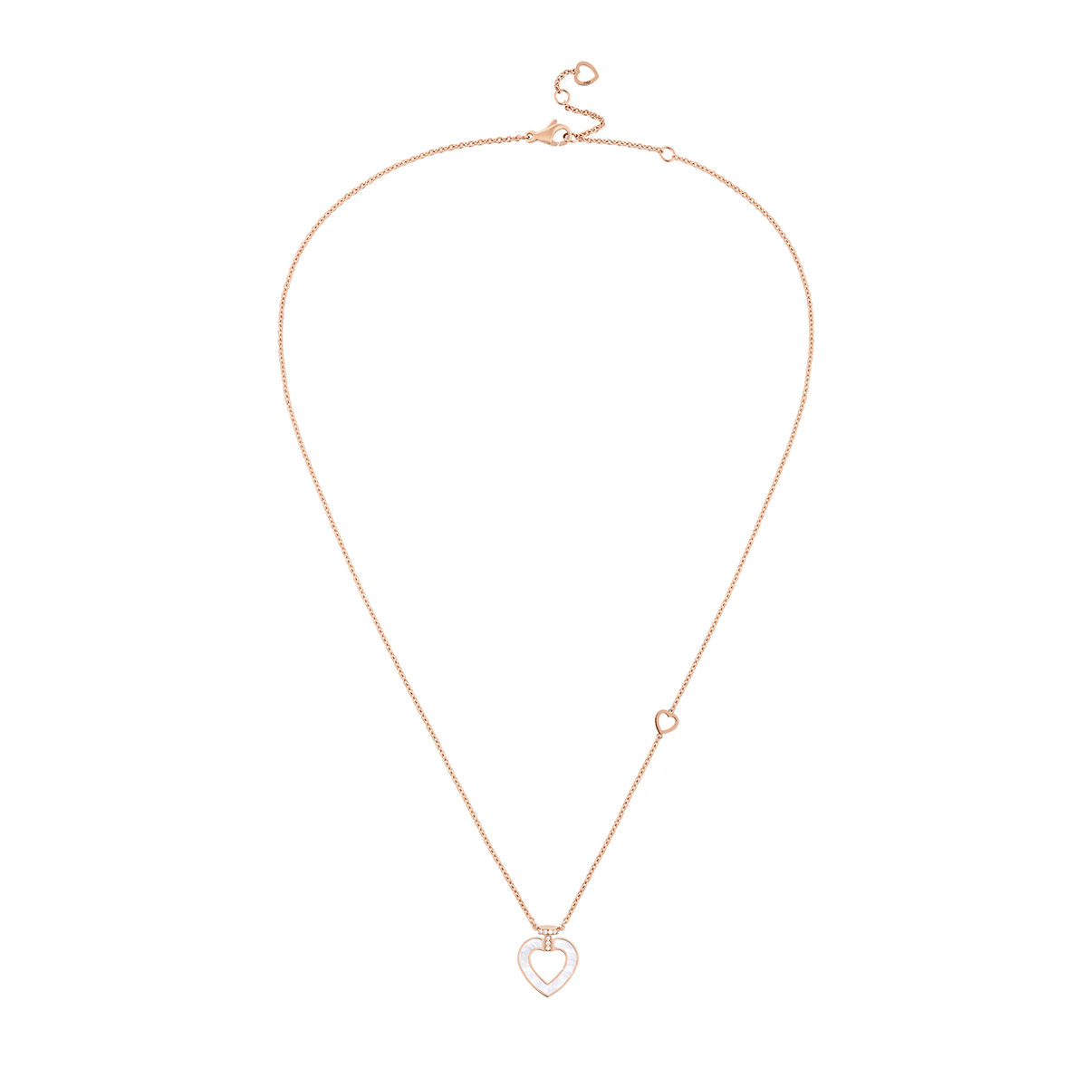 FRED Pretty Woman 18k Gold Malachite Mother of Pearl Heart Pendant, Exclusively at Hamilton Jewelers