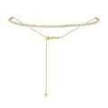 14k Yellow Gold 20 Inch Diamond 2.37 Total Weight Necklace