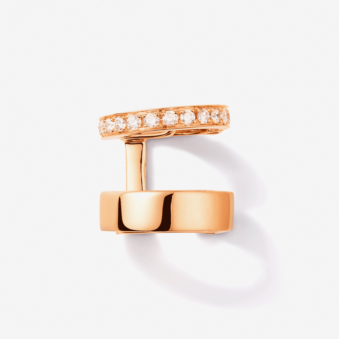 Repossi Berbere 18k Rose Gold and Diamond Ear Cuff