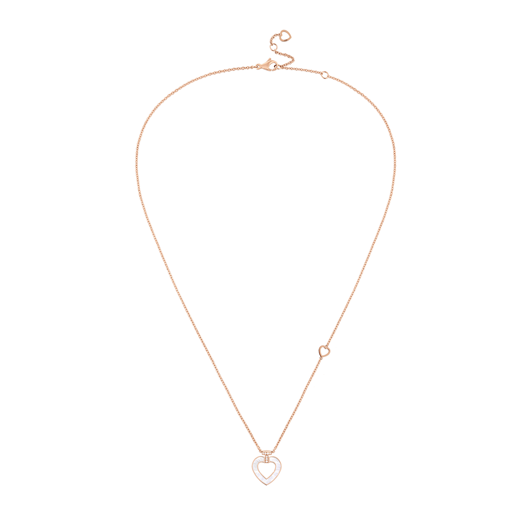 FRED Pretty Woman 18k Gold Malachite Mother of Pearl Heart Pendant, Exclusively at Hamilton Jewelers