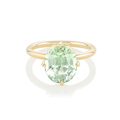 Hamilton Caroline Collection 18k Yellow Gold and Mint Tourmaline Ring
