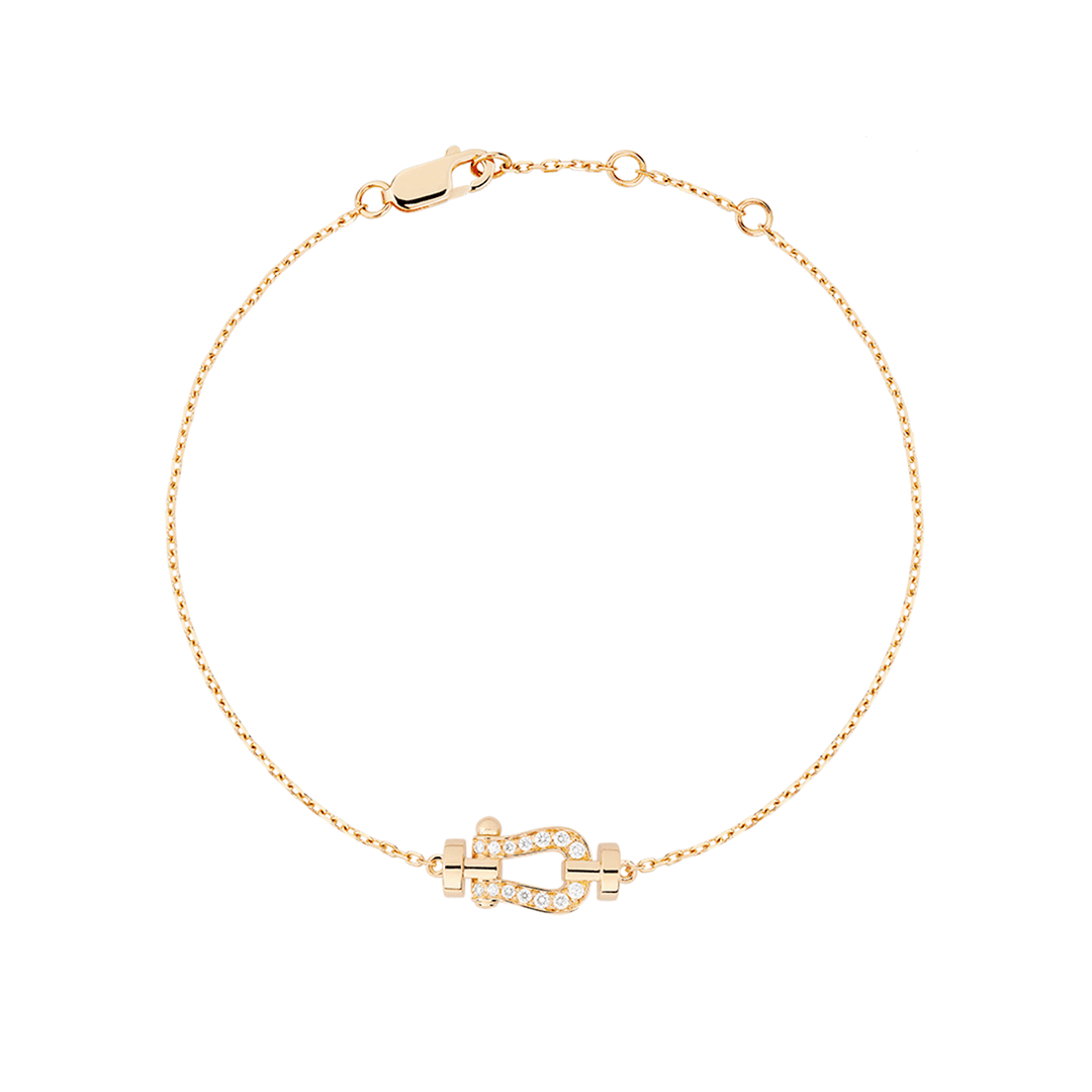 FRED Force 10 18k Yellow Gold and Diamond Small Chain Bracelet, Exclusively at Hamilton Jewelers