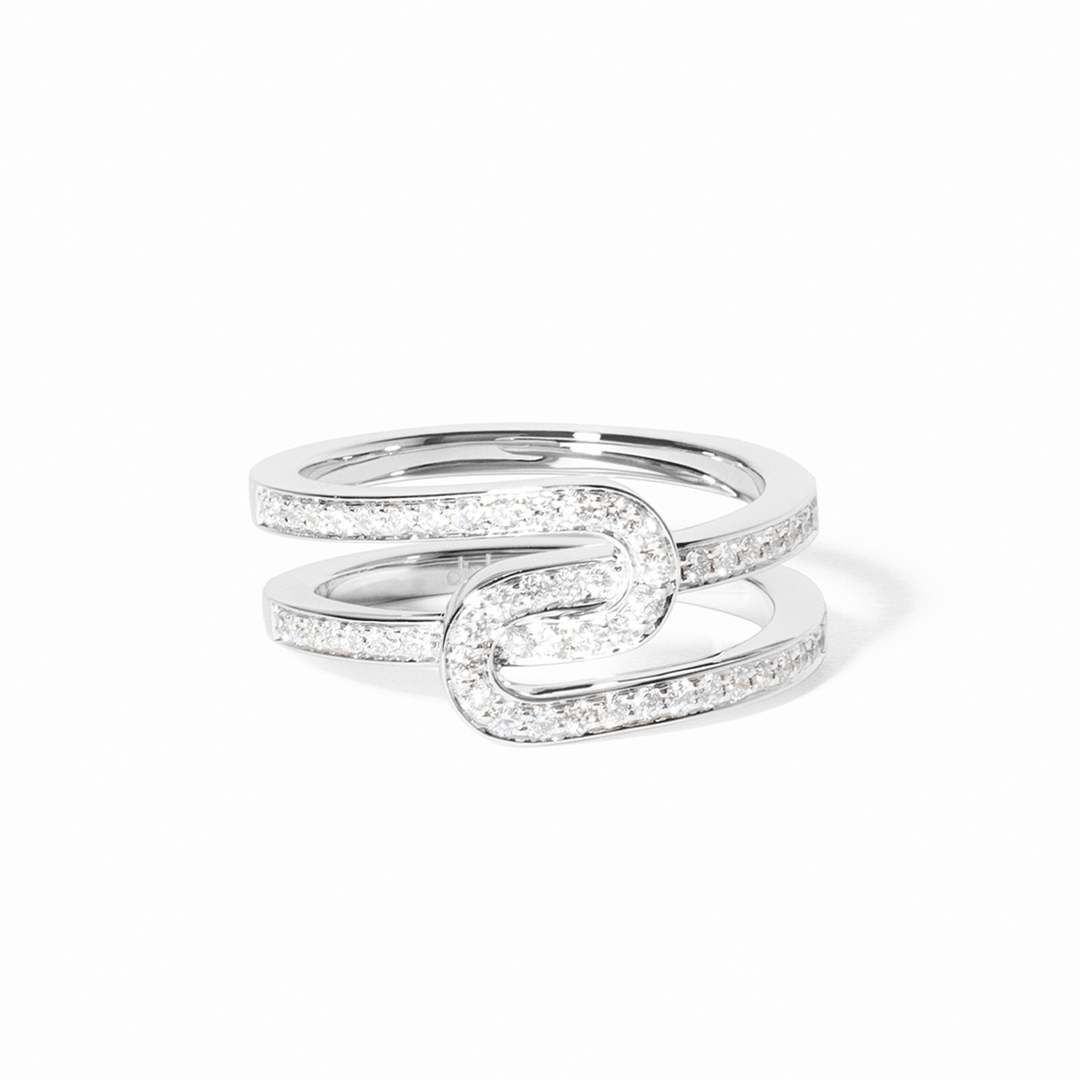 Dinh Van Maillon Star and Diamond Small Ring