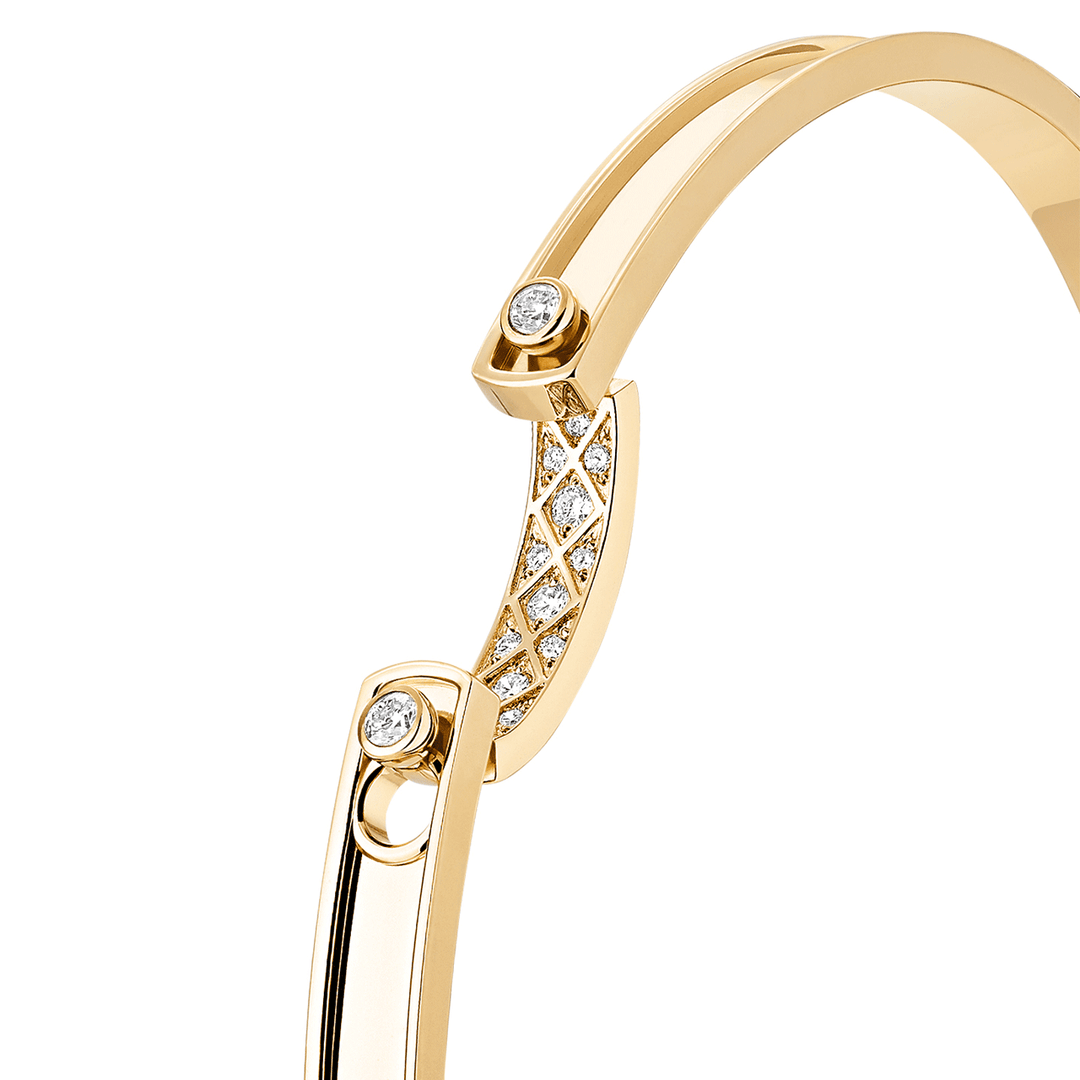 Nouvel Heritage Pasian Stroll 18k Yellow Gold Diamond Band