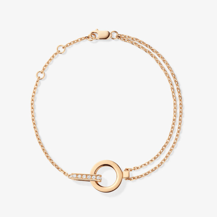 Repossi Berbere 18k Rose Gold and Diamond Bracelet