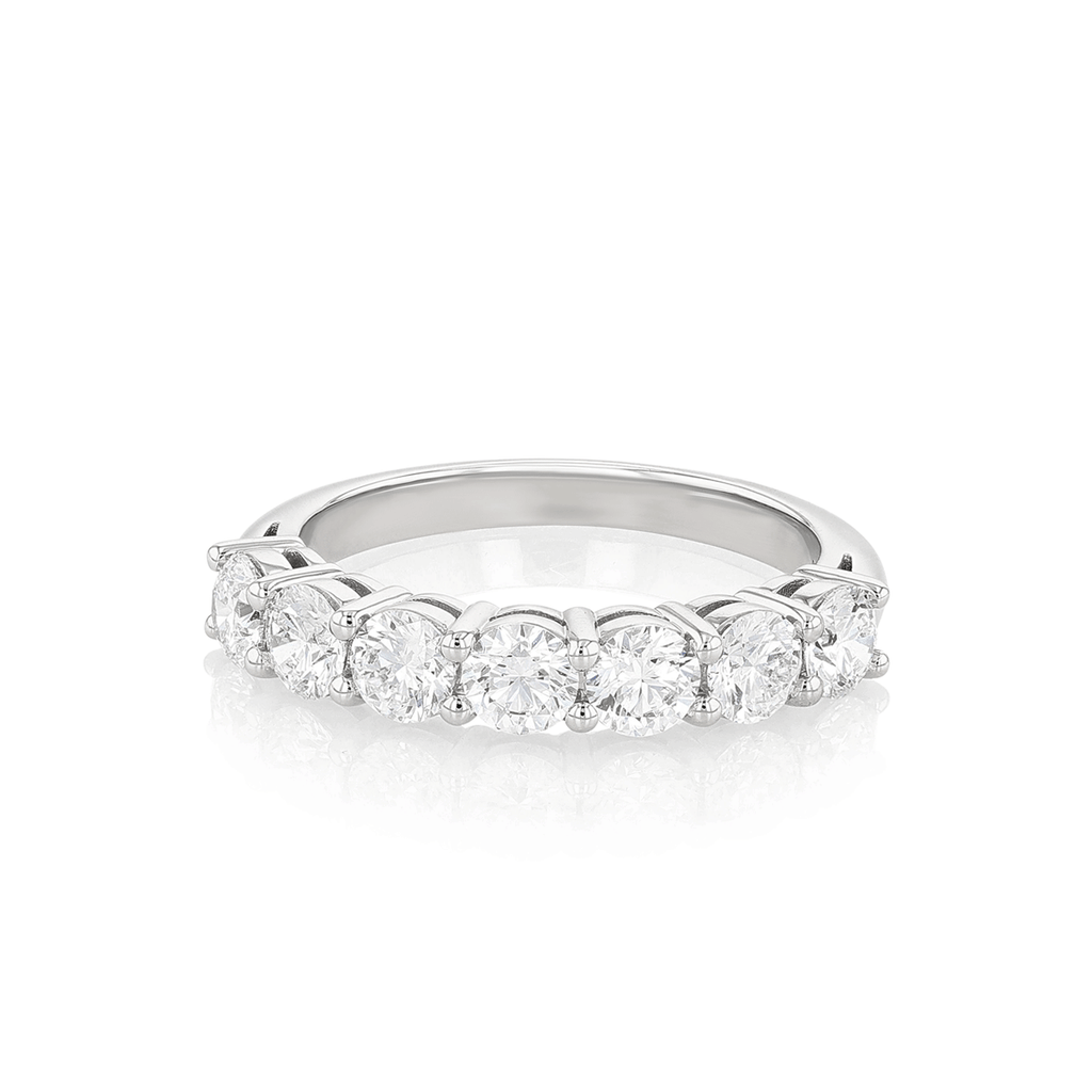 Platinum and 1.47 Total Weight Diamond Band