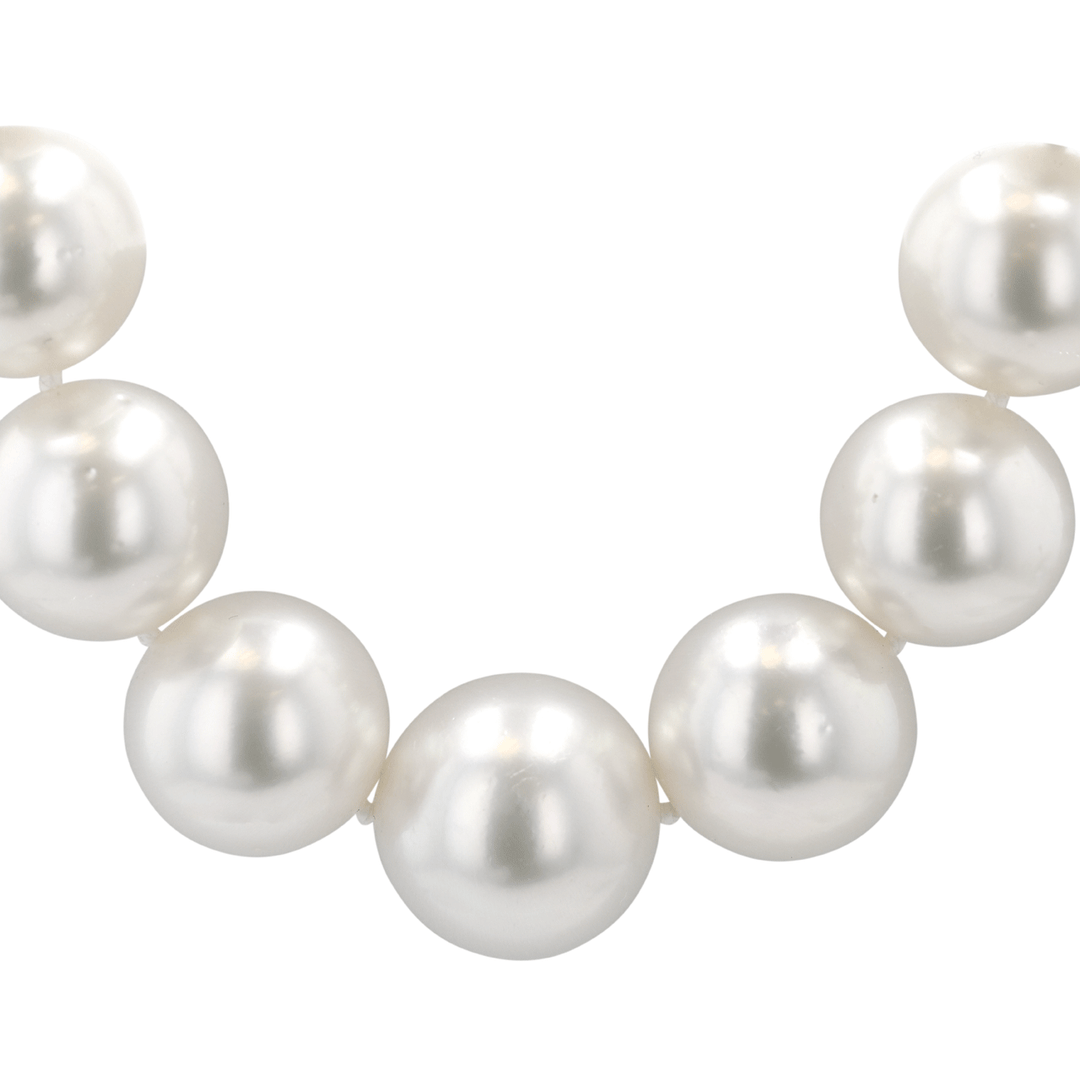 14k Gold and Cultured South Sea Pearl Necklace
