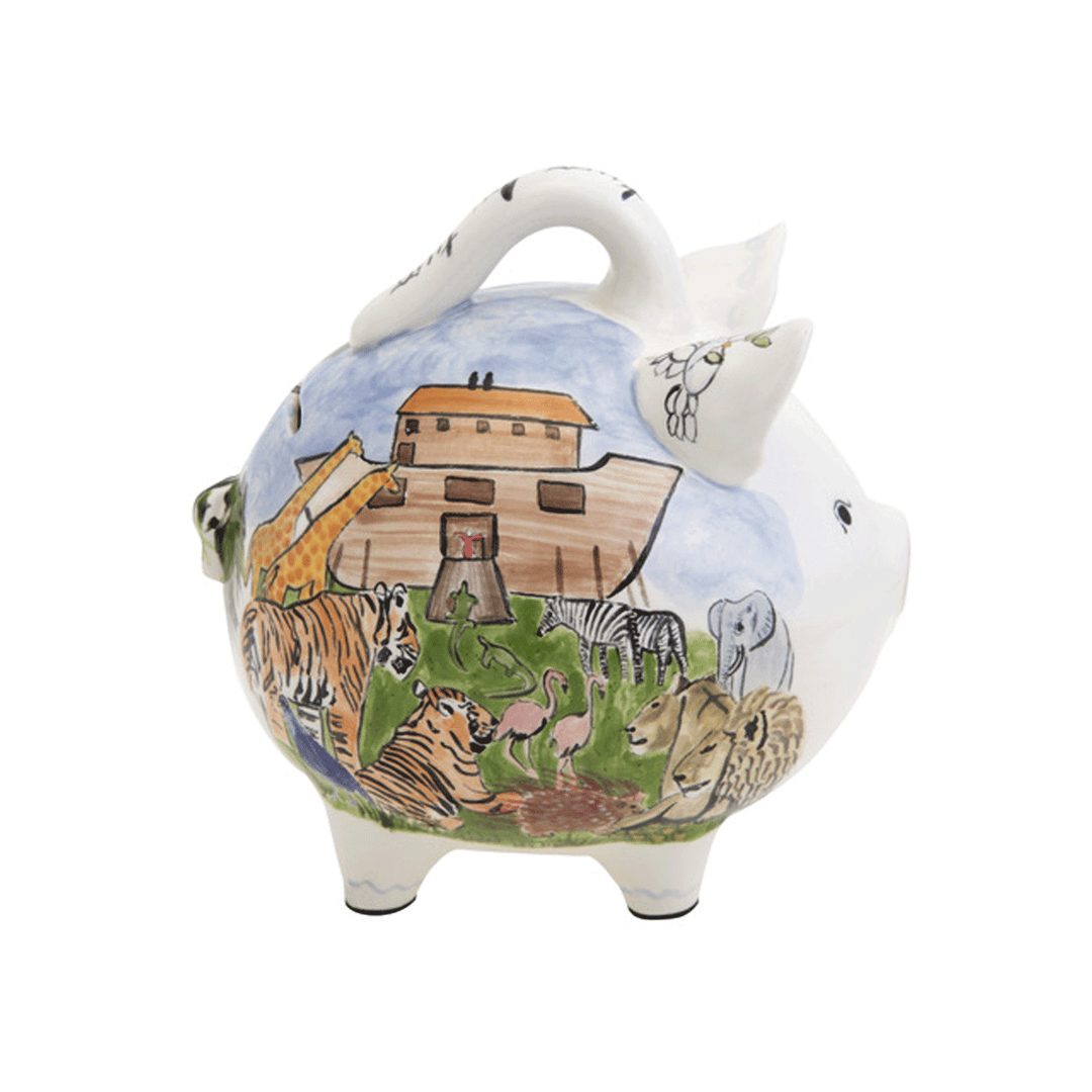 Noah's Ark Middle Piggy Bank