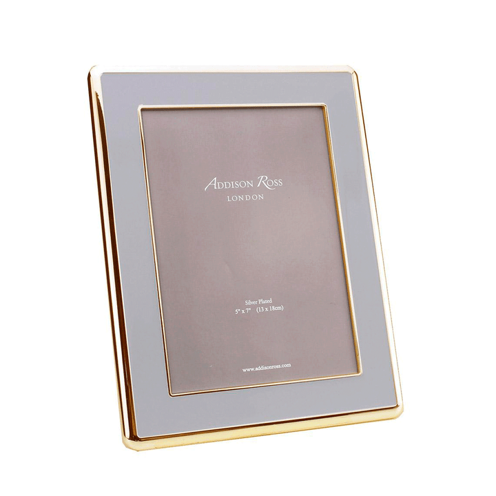 Chiffon Grey and Gold 5 x 7 Frame