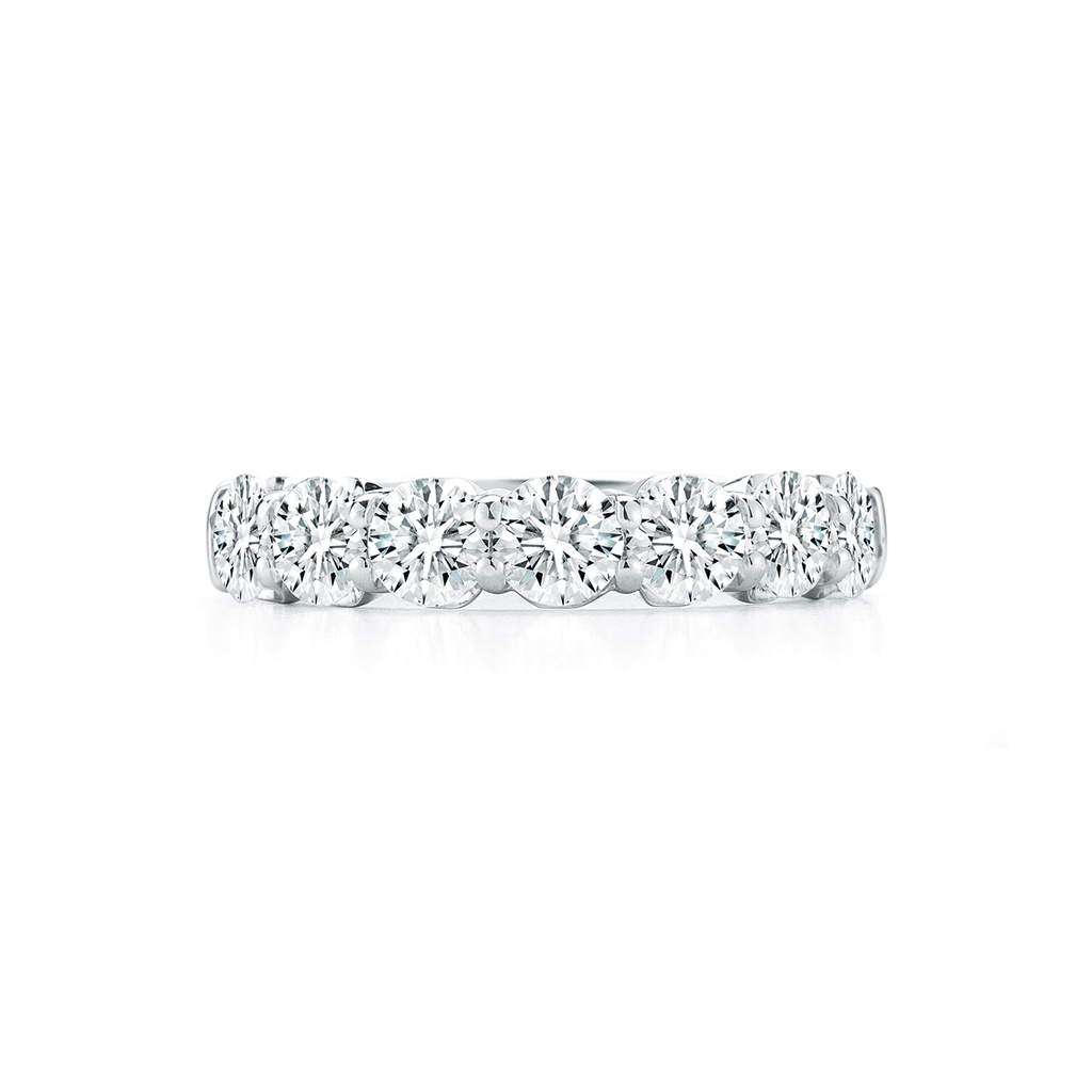 18k White Gold and 2.38 Total Weight Diamond Band