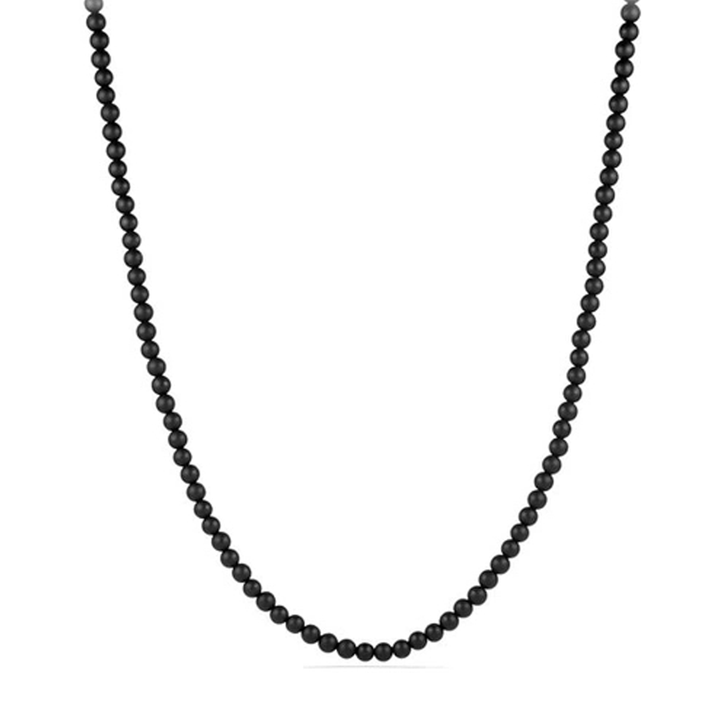 David Yurman Spiritual Beads Necklace with Black Onyx