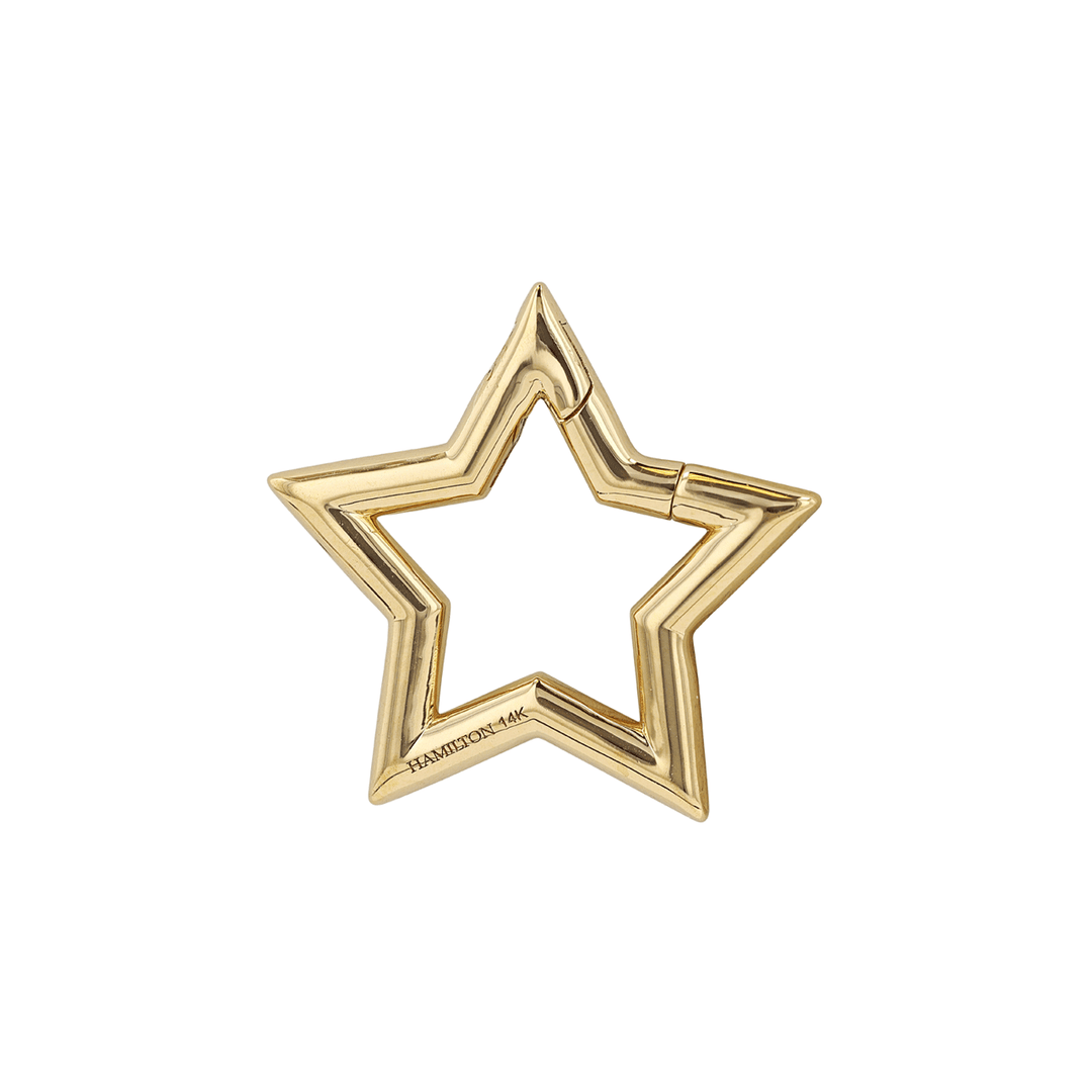 14k Yellow Gold Hamilton Star Charm