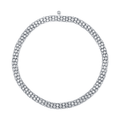 14k White Gold and 5.99 Total Weight Diamond Bracelet