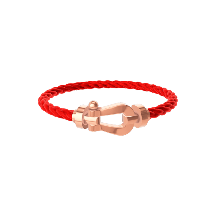 FRED Force 10 Red Cord with 18k Rose LG Buckle, Exclusively at Hamilton Jewelers
