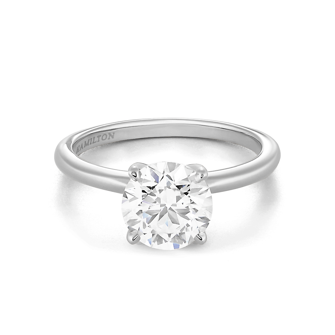 Hamilton Select Collection 14k White Gold and 1.50 Total Weight Diamond Engagement Ring