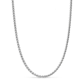 David Yurman Sculpted Cable Chain Necklace Sterling Silver 22 Inch