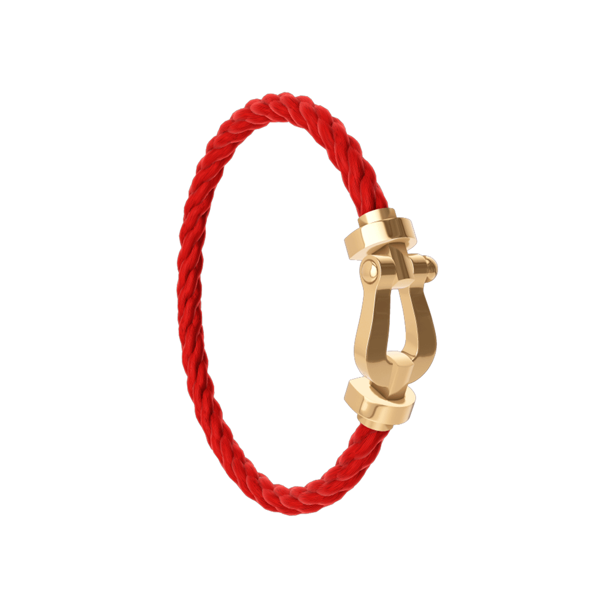 FRED Force 10 Red Cord with 18k Yellow LG Buckle, Exclusively at Hamilton Jewelers