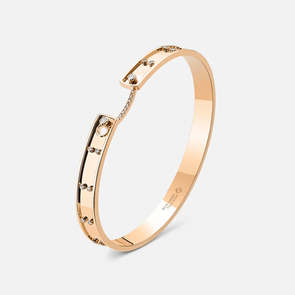 Nouvel Heritage Picnic In Paris Mood 18k Rose Gold Bangle Small