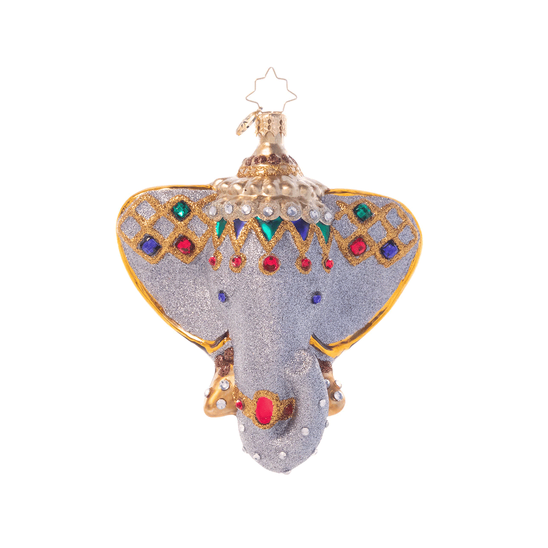 Christopher Radko Opulent Elephant Ornament