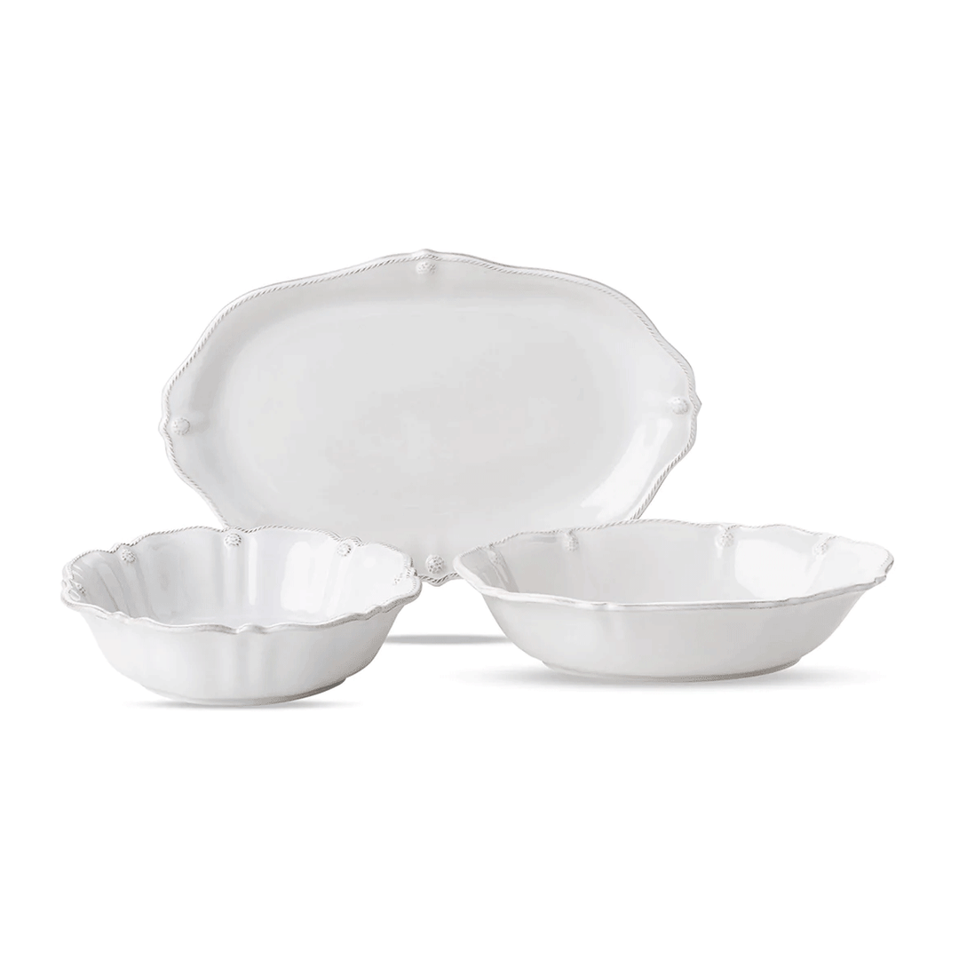 Juliska Berry & Thread Platter 16 in. - Whitewash