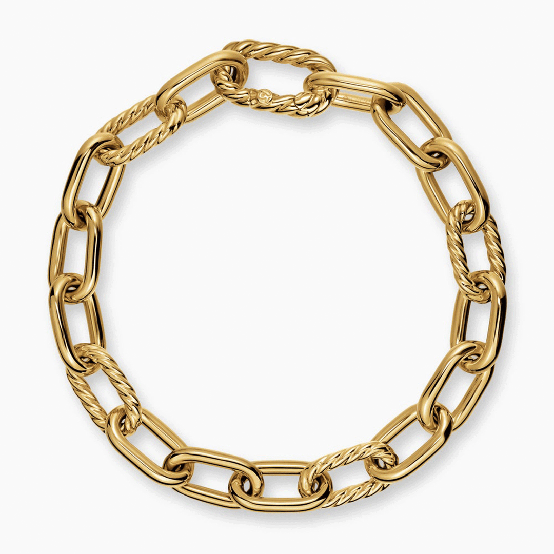 David Yurman DY Madison® Chain Bracelet 18K Yellow Gold, 8.5mm Medium