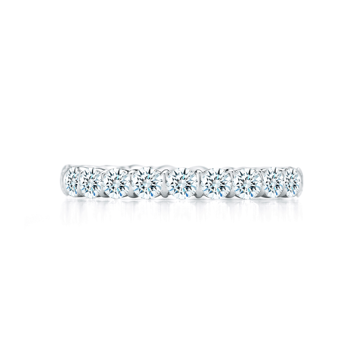 Platinum and 1.78 Total Weight Diamond Eternity Band