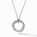 David Yurman The Crossover Collection Pendant Necklace with Diamonds