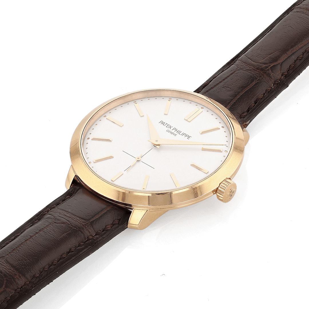 PATEK PHILIPPE PINK GOLD MANUAL CALATRAVA, REF. 5123R