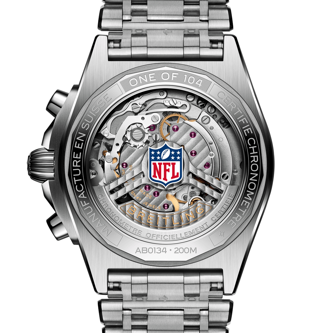 Breitling Chronomat B01 42 NFL New York Giants Edition #AB01342B1CAA1