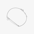 Repossi Serti 18k White Gold Chain Diamond Bracelet