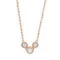 Boundless 18k Rose Gold and Diamond .16 Total Weight Necklace
