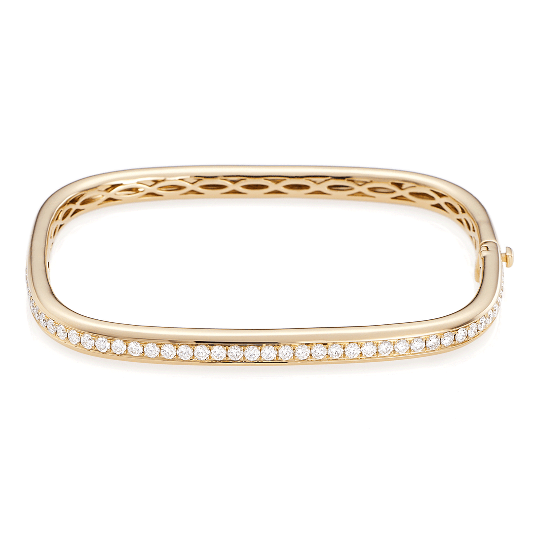 Mercer 18k Gold and Diamond 1.31 Total Weight Bracelet